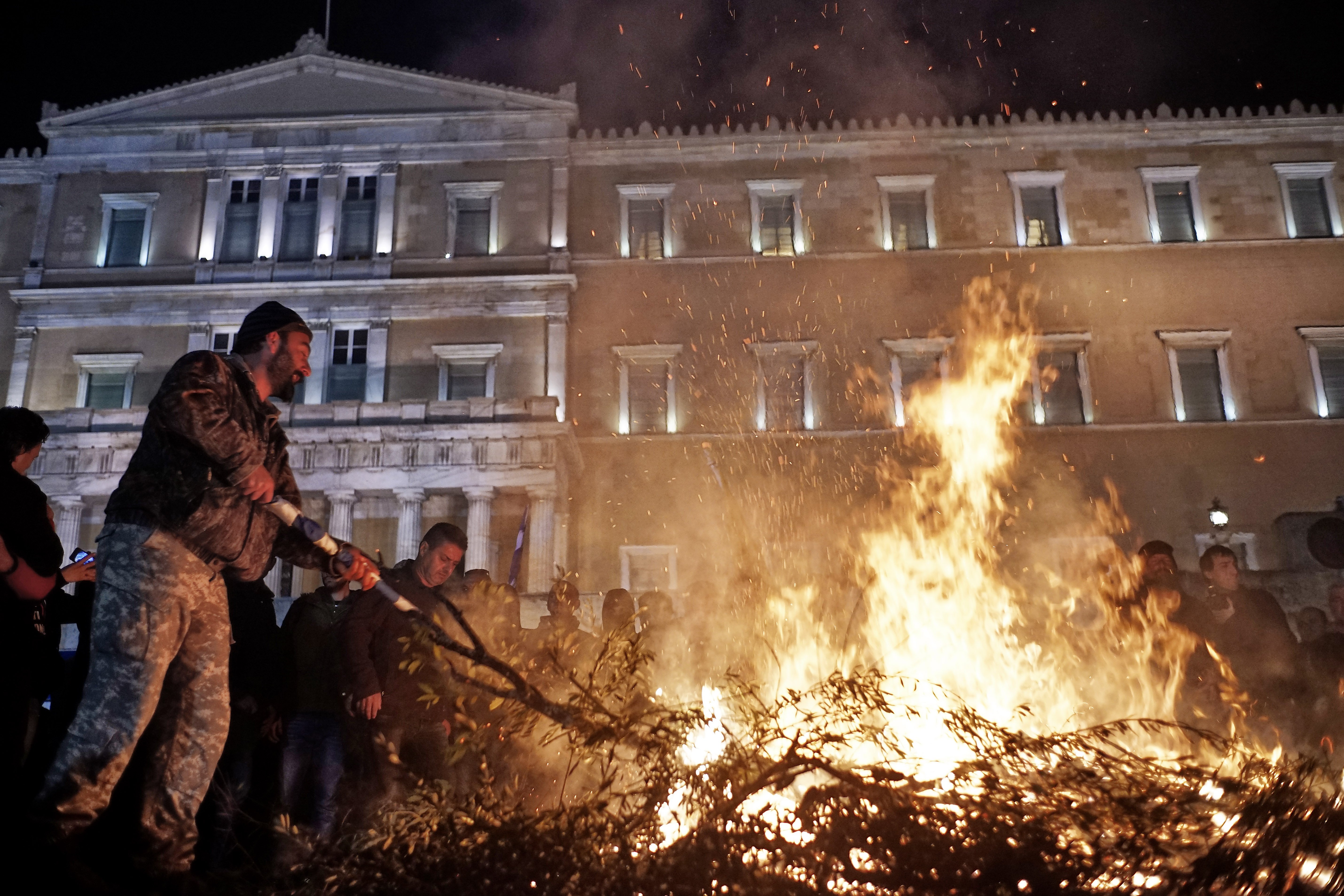 Atena, protest - Getty
