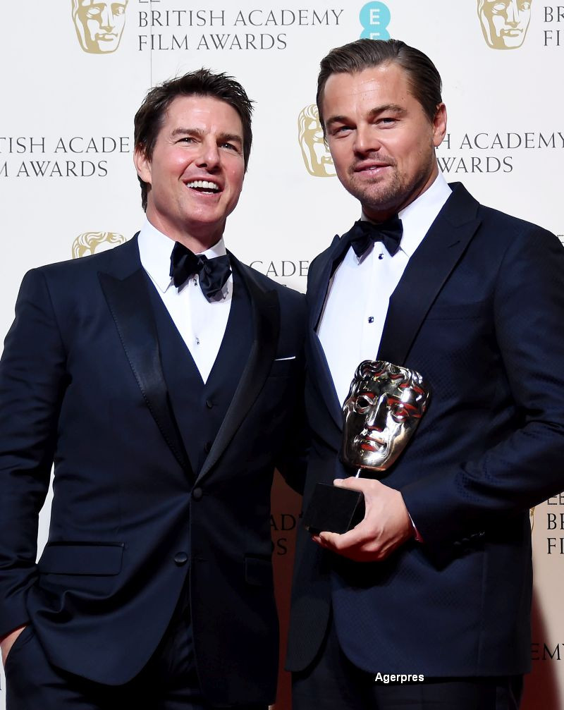 Premiile Bafta - Leonardo di Caprio si Tom Cruise