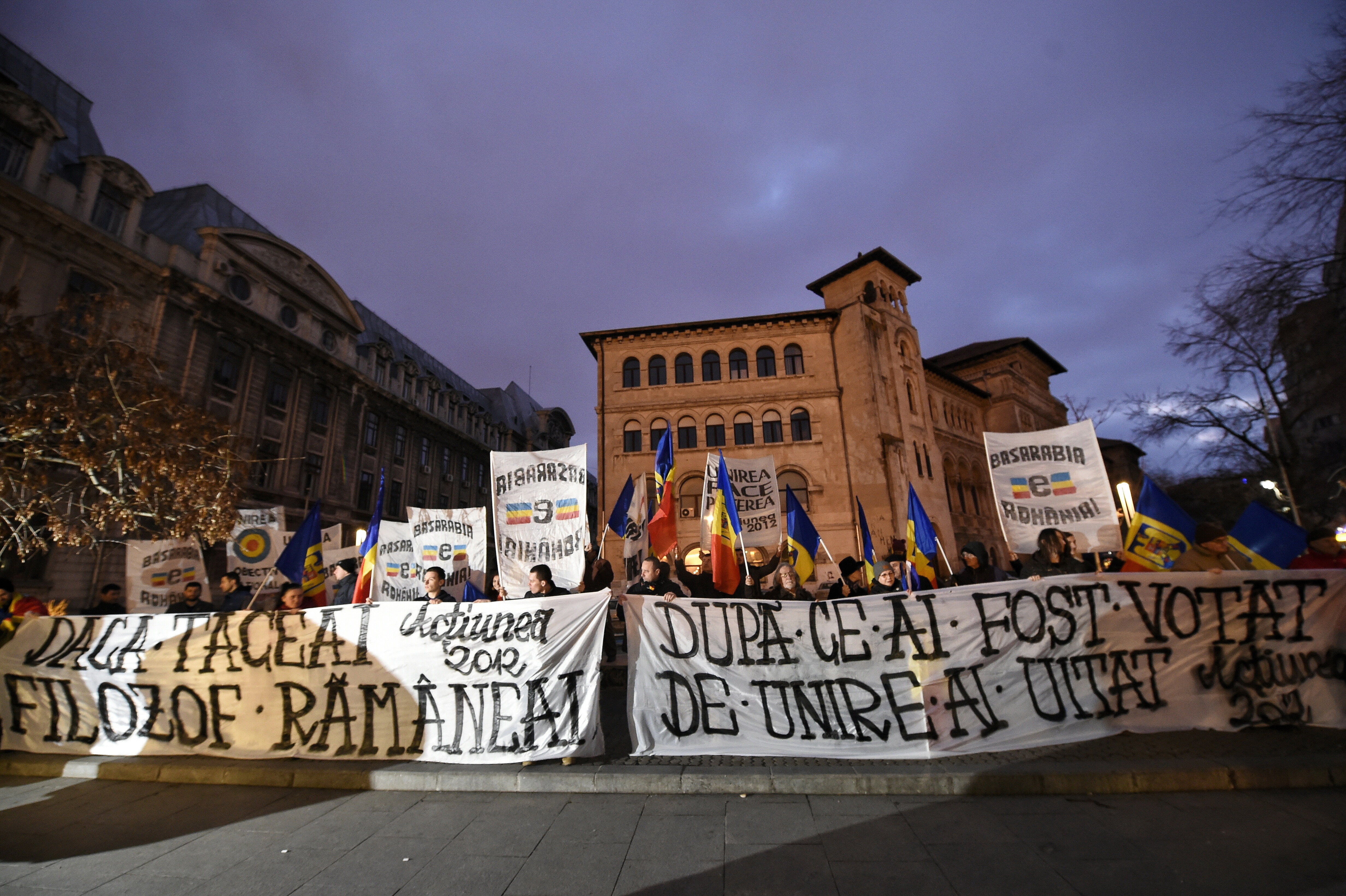 protest Iohannis - Agerpres