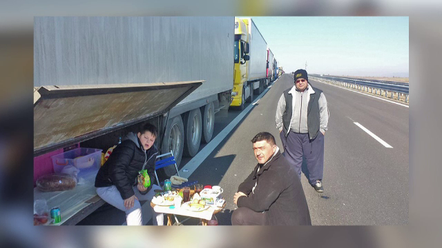 Circulatia intre Grecia si Bulgaria a fost reluata. Mii de romani au fost prinsi aproape o saptamana intr-un blocaj urias