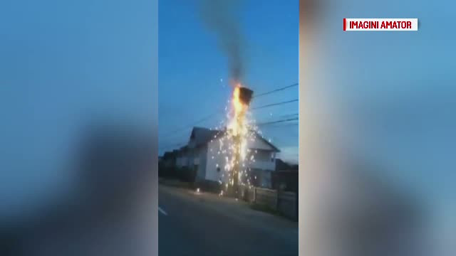 Cuib de berze, distrus de un incendiu izbucnit la firele de electricitate. Principala nemultumire a localnicilor