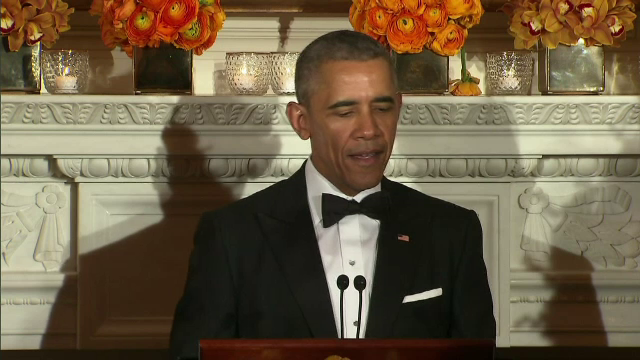 Mesajul codat transmis de Barack Obama la ultima cina cu guvernatorii: "Am vrut sa vad cum reactioneaza Michelle"