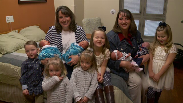 Cinci perechi de gemeni nascuti intr-o familie din SUA. "Simtim ca acesti copii sunt un dar"