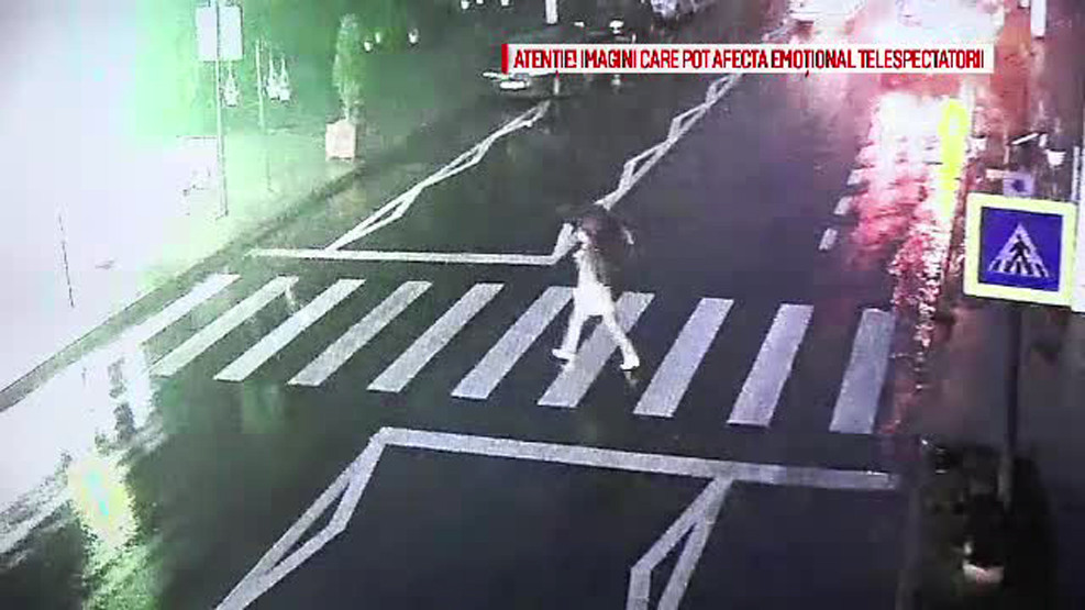 O batrana a fost lovita de ambulanta pe trecerea de pietoni, in Baia Sprie. Tot accidentul a fost filmat