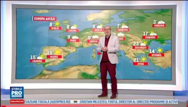 Vremea se mentine neobisnuit de calda pentru aceasta perioada. Prognoza pentru mijlocul saptamanii