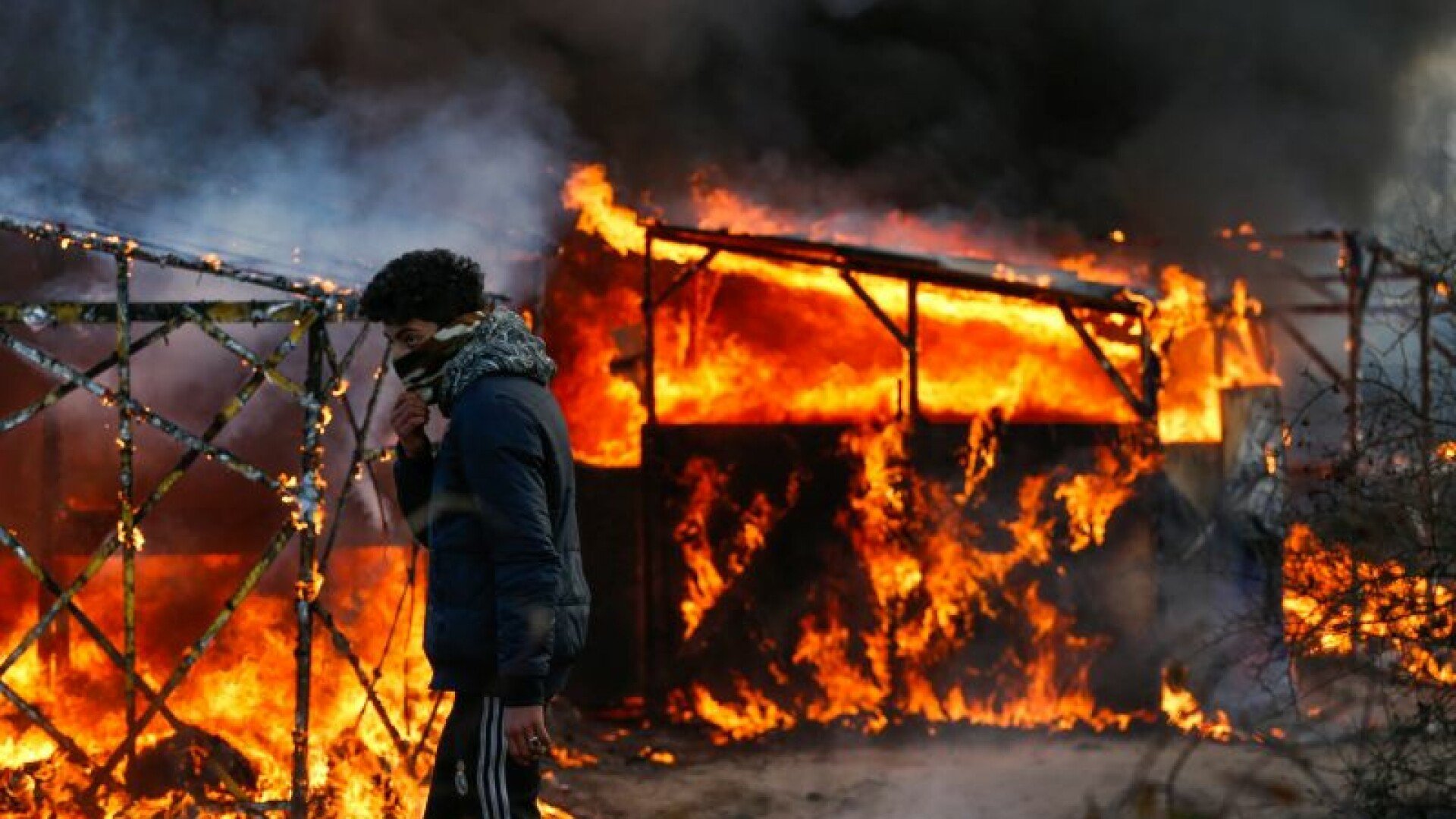 Violente jungla din Calais