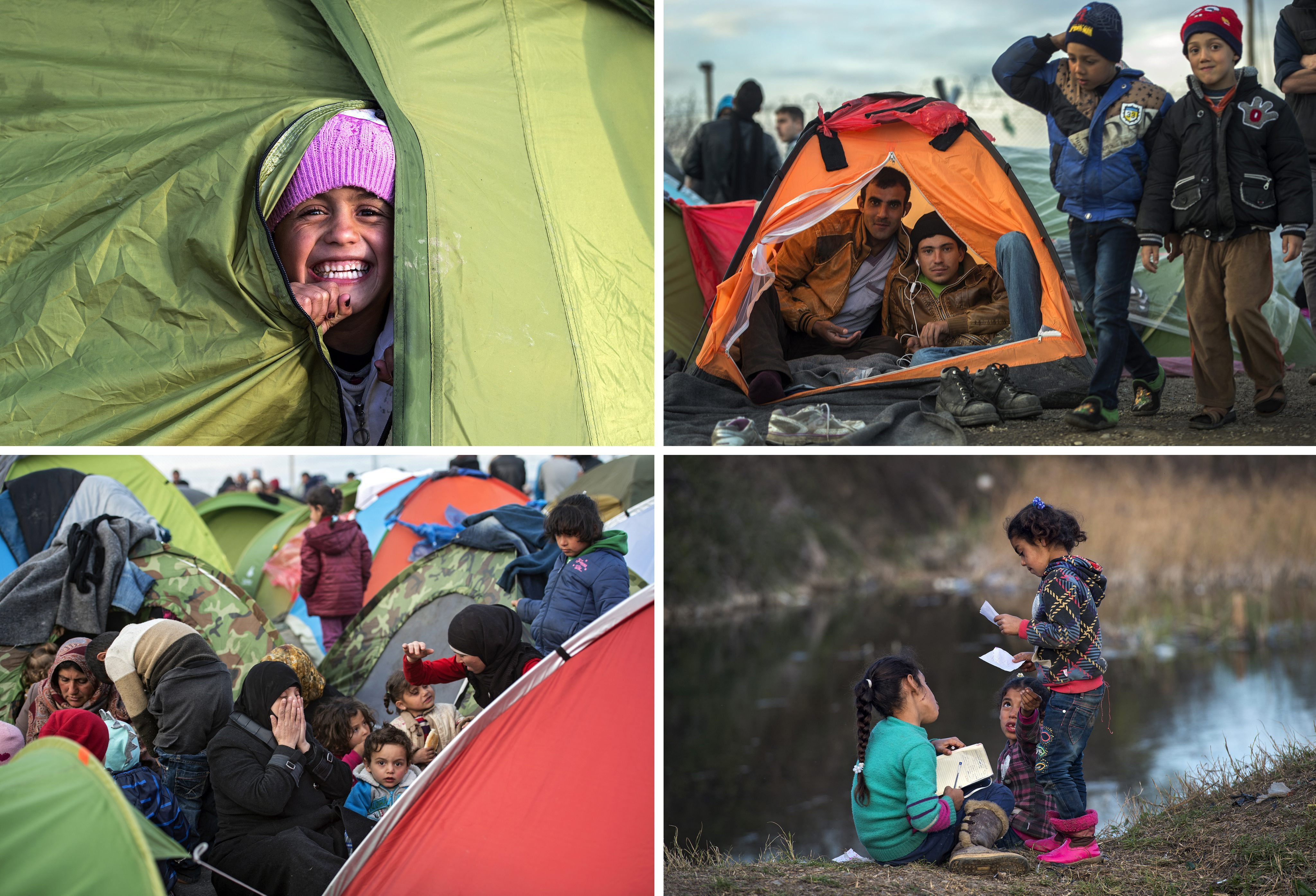 refugiati, granita macedoania - grecia - 6