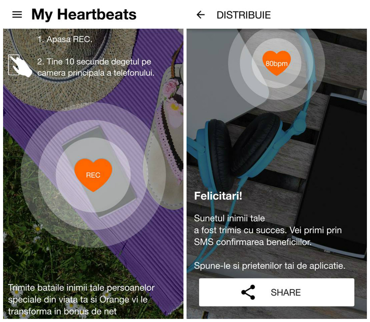 (P) Review My Hearbeats. Aplicatia cu care trimiti dragoste si castigi trafic de internet pe mobil