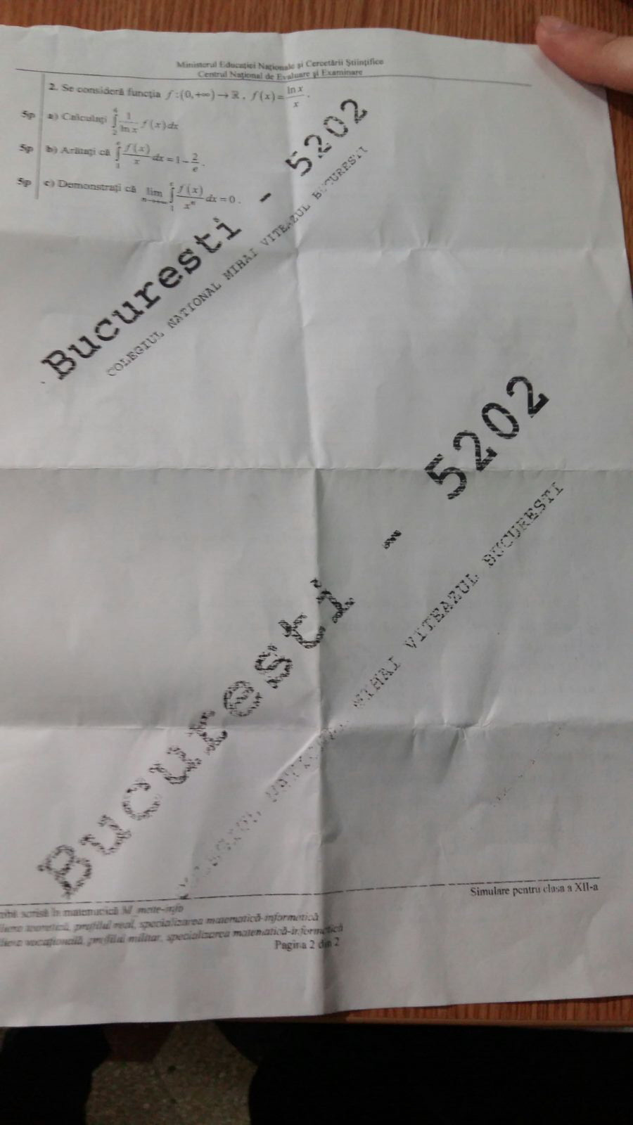 subiecte matematica XII-1