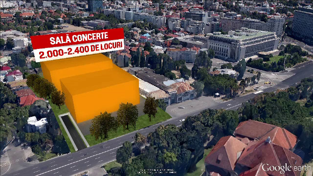 Constructia impresionanta care ar urma sa apara in centrul Capitalei, chiar langa Guvern, in locul unor garaje vechi