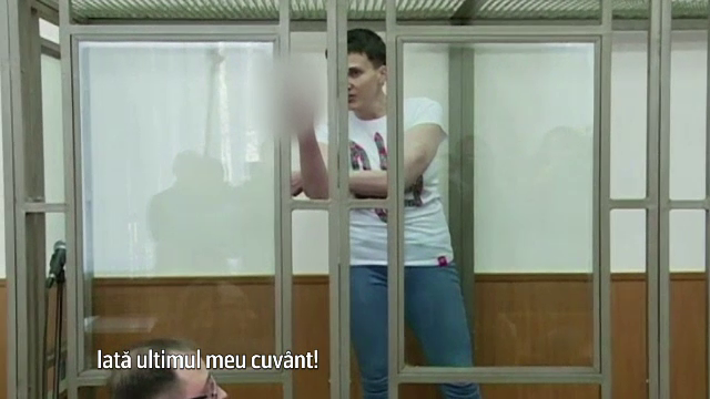 Un tribunal din Rusia da verdictul in cazul Nadiei Savcenko . Pilotul e acuzat de uciderea a doi ziaristi rusi