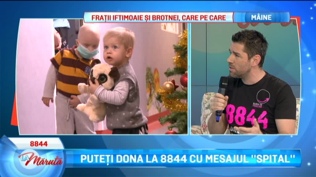 Trimite si tu un SMS la 8844 cu textul SPITAL pentru a le acorda mai multe sanse la viata copiilor bolnavi de cancer