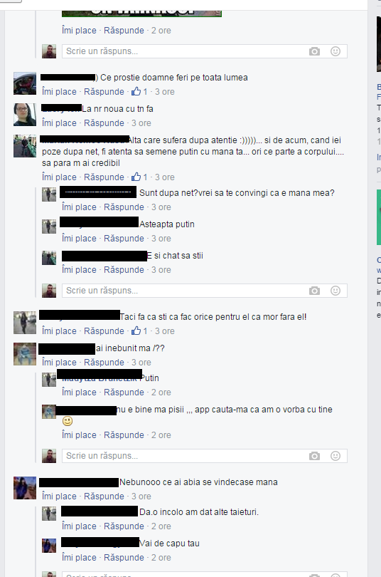 O eleva din Gaesti s-a taiat cu lama pe mana, din dragoste, si a publicat poza pe Facebook. Ce a scris langa imagine