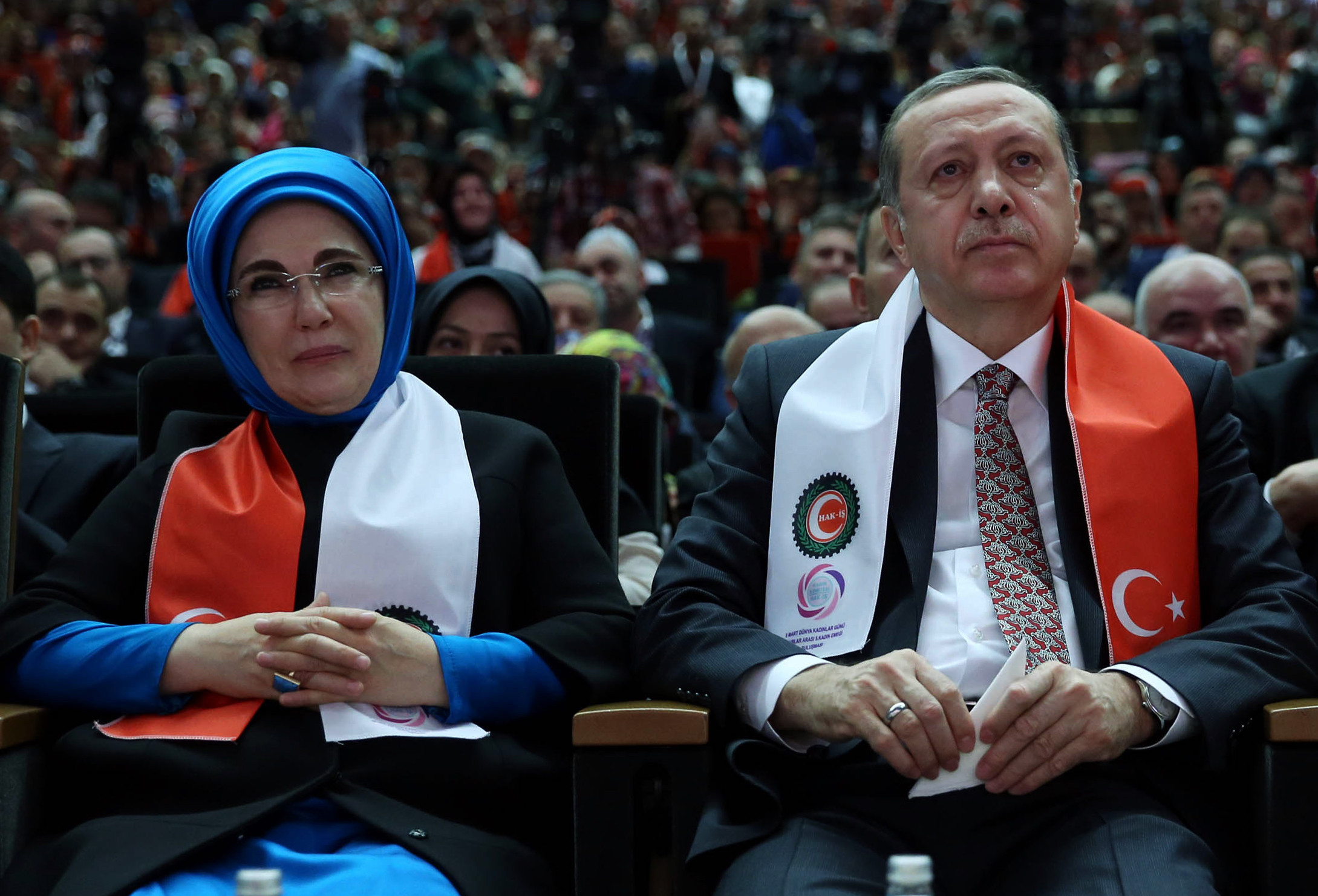 Emine Erdogan, Recep Erdogan - AGERPRES