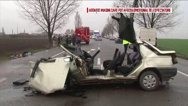 Doi morti si doi raniti intr-un tragic accident produs pe soseaua dintre Bacau si Roman. Soferul vinovat nu a patit nimic