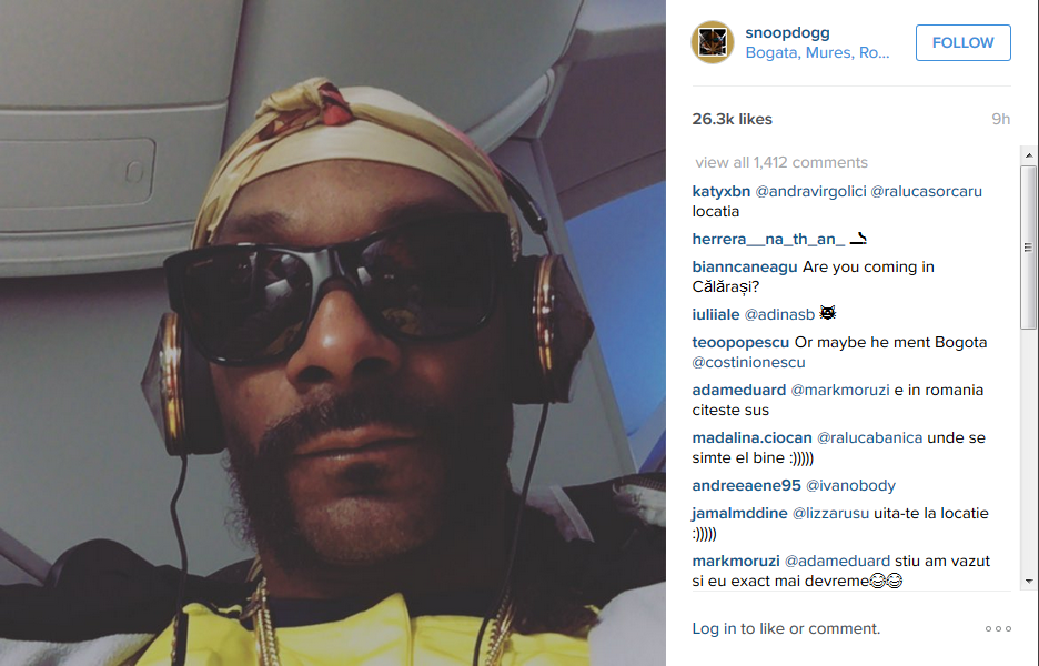 Cultura lui Snoop Dogg in materie de geografie nu e prea Bogata. Cum a ajuns rapperul sa dea check-in intr-un sat din Mures