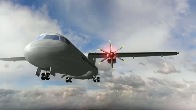Animatie grafica TAROM