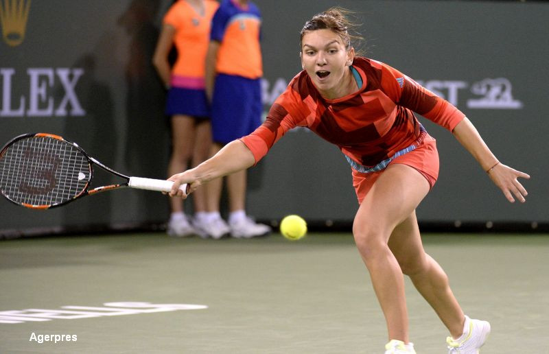 Simona Halep - Serena Williams, 4-6, 3-6. Romanca, eliminata in sferturile de la Indian Wells, pe care il castiga anul trecut