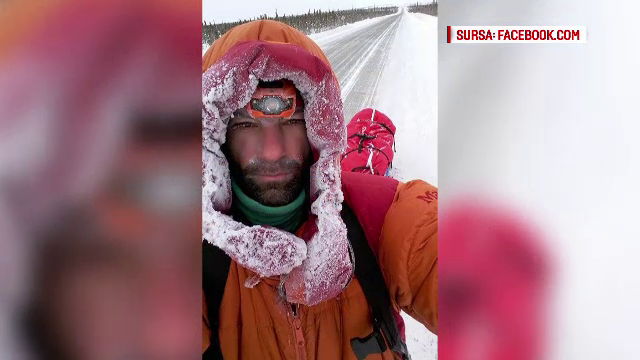 Romanul de pe locul 3 la maratonul de la Polul Nord si-a povestit experienta extrema: "A fost o lupta pentru supravietuire"