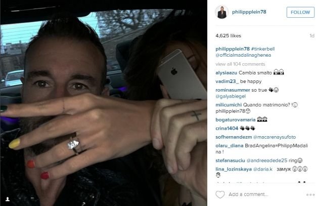 Madalina Ghenea s-a logodit cu Philipp Plein: