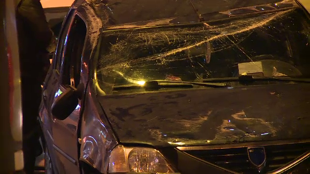 Un barbat s-a rasturnat cu masina langa Piata Obor, in Capitala. Martorii povestesc cum s-a petrecut accidentul