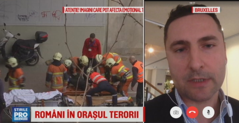 Mihai Codreanu, jurnalist roman in Bruxelles: "Nimic nu te pregateste sa vezi explodand aeroportul pe care zbori saptamanal"