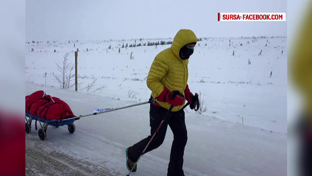 Tibi Useriu, romanul care a castigat anul trecut cursa de la Polul Nord, conduce detasat in noua competitie