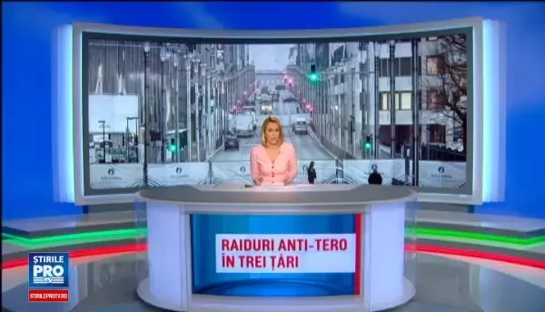 Explozie puternica in Bruxelles, in timpul unui raid efectuat de fortele speciale. Trei persoane au fost retinute