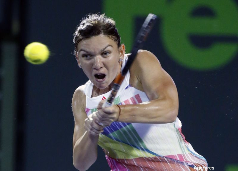 SIMONA HALEP vs. JULIA GOERGES 6-4; 6-1 in turul 3 la Miami. Revenire extraordinara a Simonei de la 0-3 in primul set