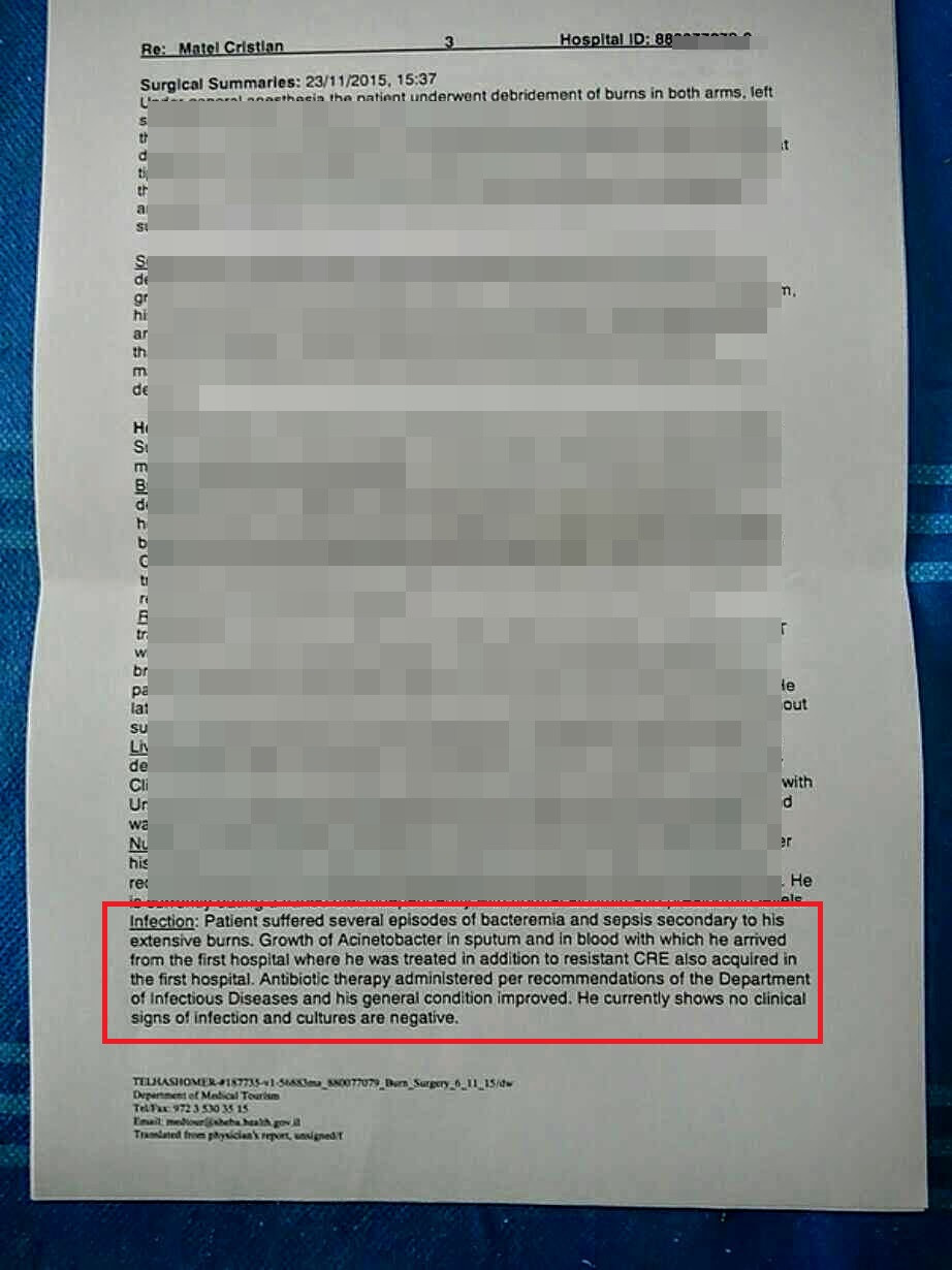 Raport medical din Israel - Colectiv