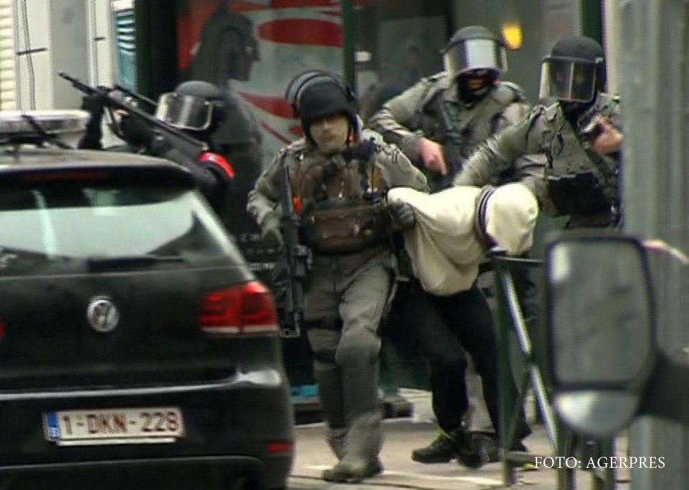raid al politiei belgiene in Molenbeek