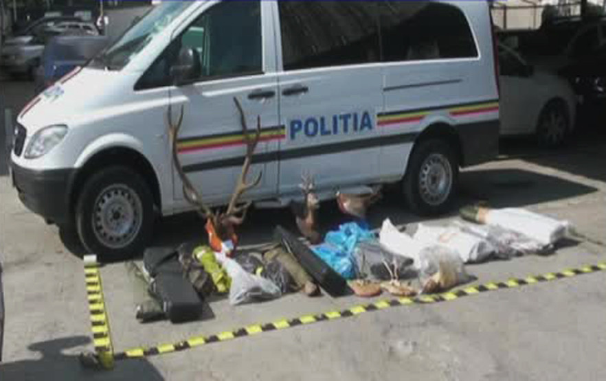 Descinderi la o retea de braconieri din Gorj. Peste 200 de politisti au intervenit luni dimineata
