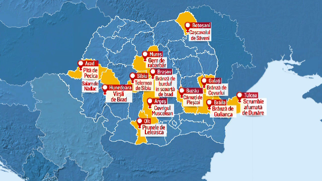 LISTA produselor romanesti care ar putea fi protejate in UE. Disputa care a aparut pe Novacul Afumat
