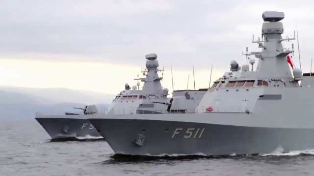 Trei nave performante de razboi ale Turciei, in portul Constanta. Motivul pentru care au fost trimise in Romania