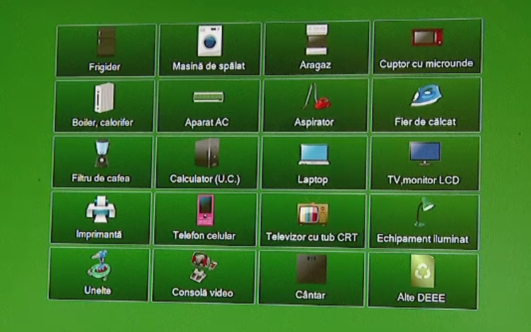 Aplicatia care detecteaza cel mai apropiat centru de colectare a deseurilor. Harta cuprinde 4.000 de puncte