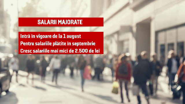 Majorari de salarii intre 1 si 20% pentru peste jumatate dintre bugetari. Cum vor creste lefurile in functie de categorie