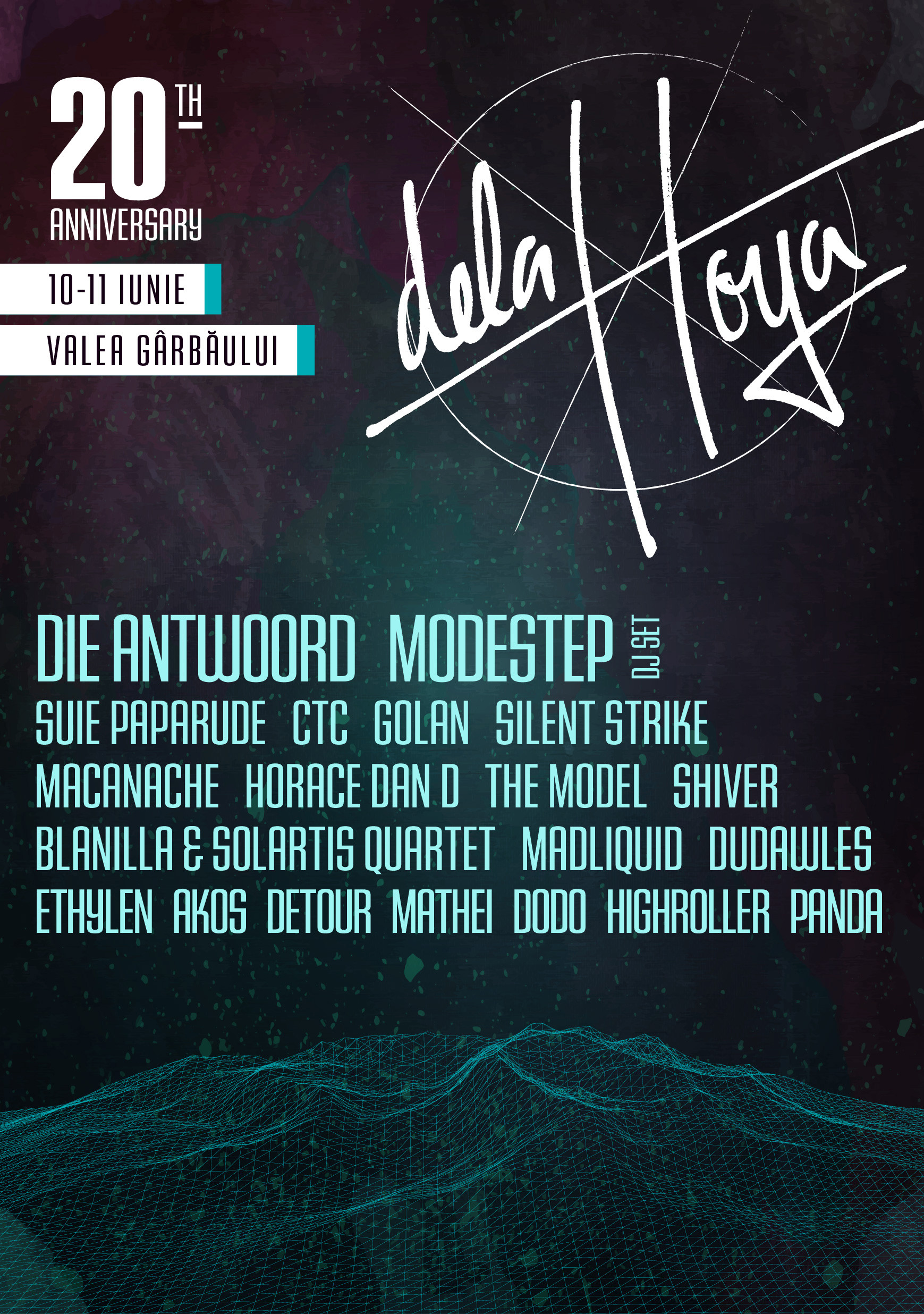 Modestep se alatura Die Antwoord pe afisul editiei aniversare Delahoya