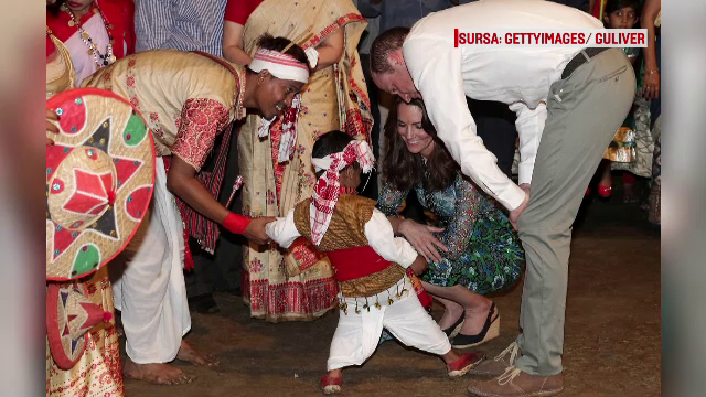 Printul William si Kate Middleton, intalnire emotionanta in vizita din India. Cum i-a cucerit un baietel de 3 ani