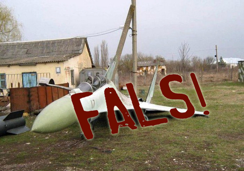 Adevarul despre moldoveanul care vinde un Su-35 pe Internet. Ce este in realitate avionul de lupta parcat in fundul curtii