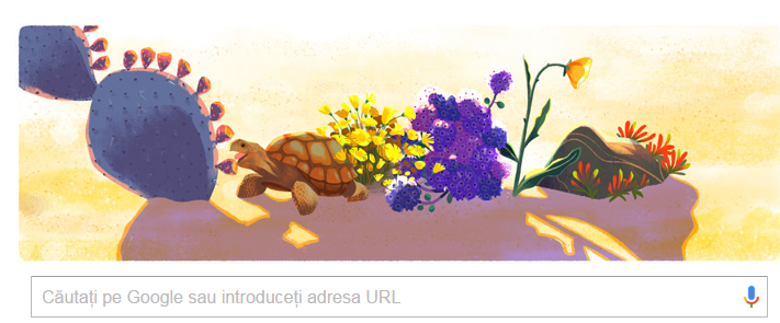 ZIUA PAMANTULUI. Google celebreaza ZIUA PAMANTULUI cu un logo special