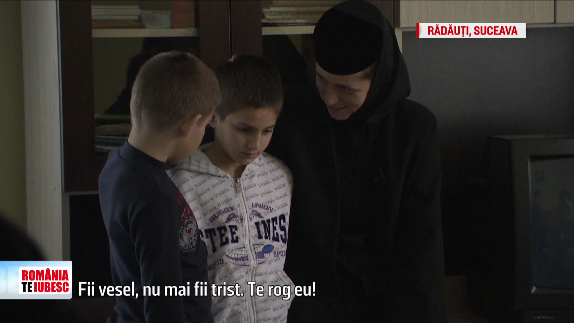 copiii din asezamantul de la Radauti