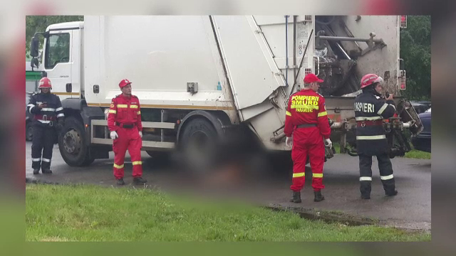 Femeie ucisa pe trotuar, in Capitala, de o masina de salubrizare. Cum s-a petrecut accidentul