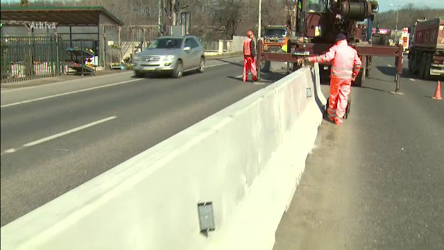 CNADNR investeste 52 milioane de lei in parapete din beton pentru drumurile nationale. Unde vor fi montati