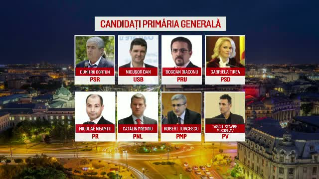 Lista finala a candidatilor care lupta pentru postul de primar general al Capitalei