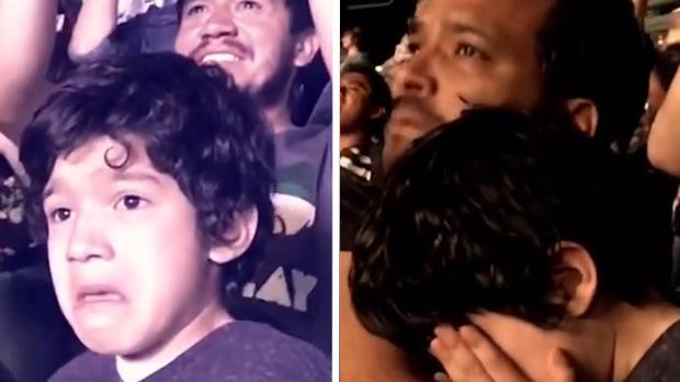 Reactia uimitoare a unui baietel autist cand isi vede trupa preferata prima data. Clipul care a emotionat milioane de oameni