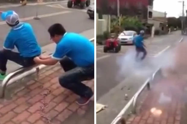 A vrut sa-i faca o farsa unui prieten, dar a mers prea departe! Ce a facut cu niste artificii