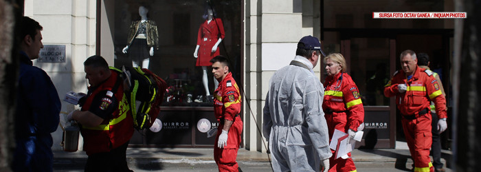 Femeia ucisa intr-un magazin din Capitala depusese plangere la politie impotriva fostului iubit. Barbatul a fost retinut