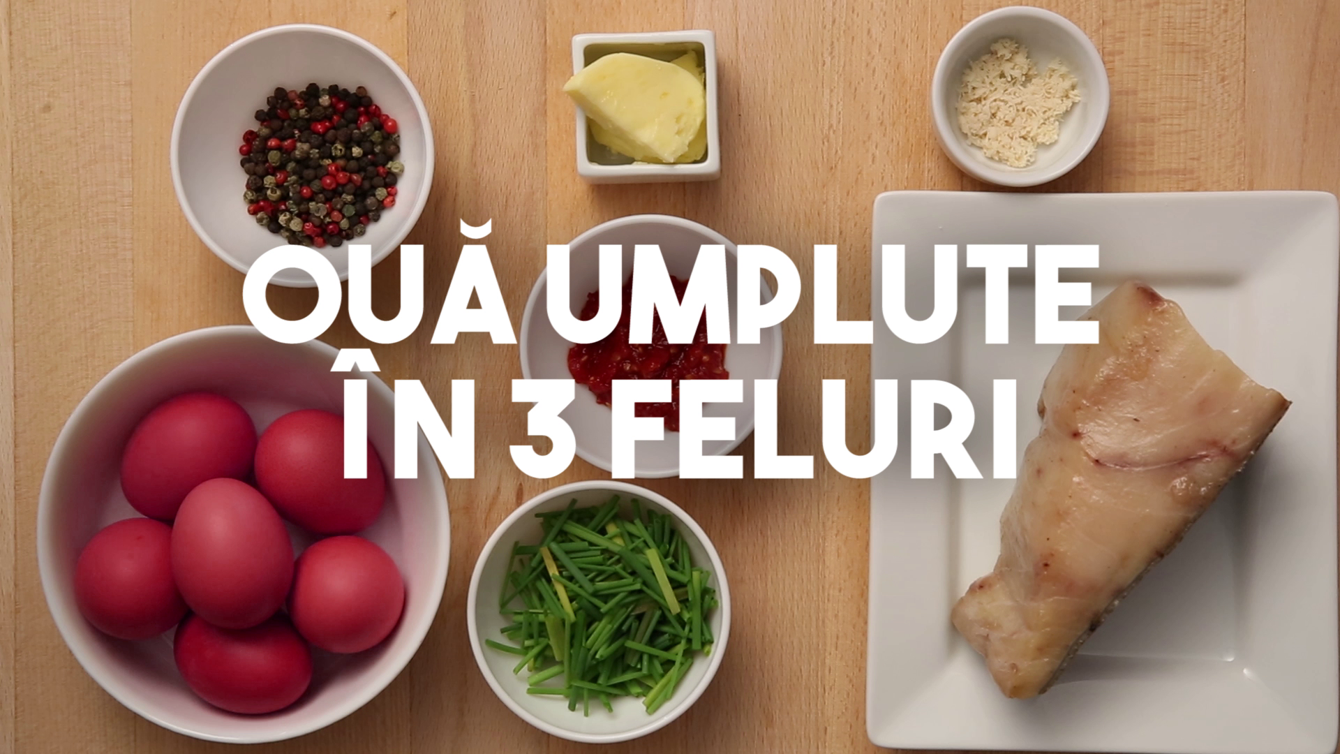 SUPERBUN. Oua umplute in 3 feluri - reteta completa