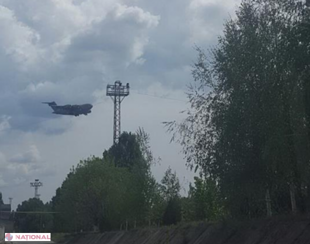 Avionul misterios surprins deasupra orasului Chisinau. Cine se afla la bordul aeronavei care a aterizat in secret pe aeroport