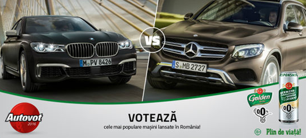 BMW vs. Mercedes, astazi, in Autovot: Seria 7 incearca sa elimine GLC in competitia popularitatii